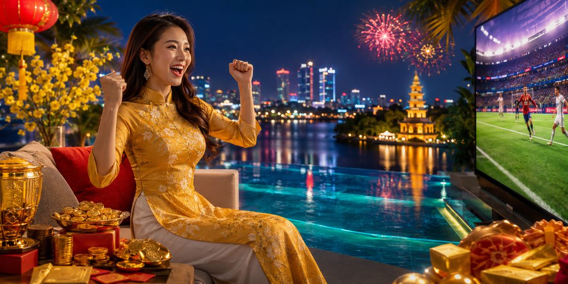 Người chơi cá cược thể thao tại Hà Nội, trong trang phục truyền thống áo dài