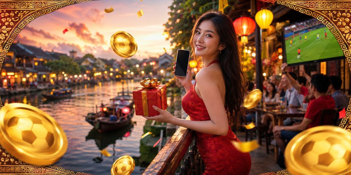 Người dùng tại Hội An thưởng thức cà phê và trải nghiệm casino trực tuyến trên điện thoại di động